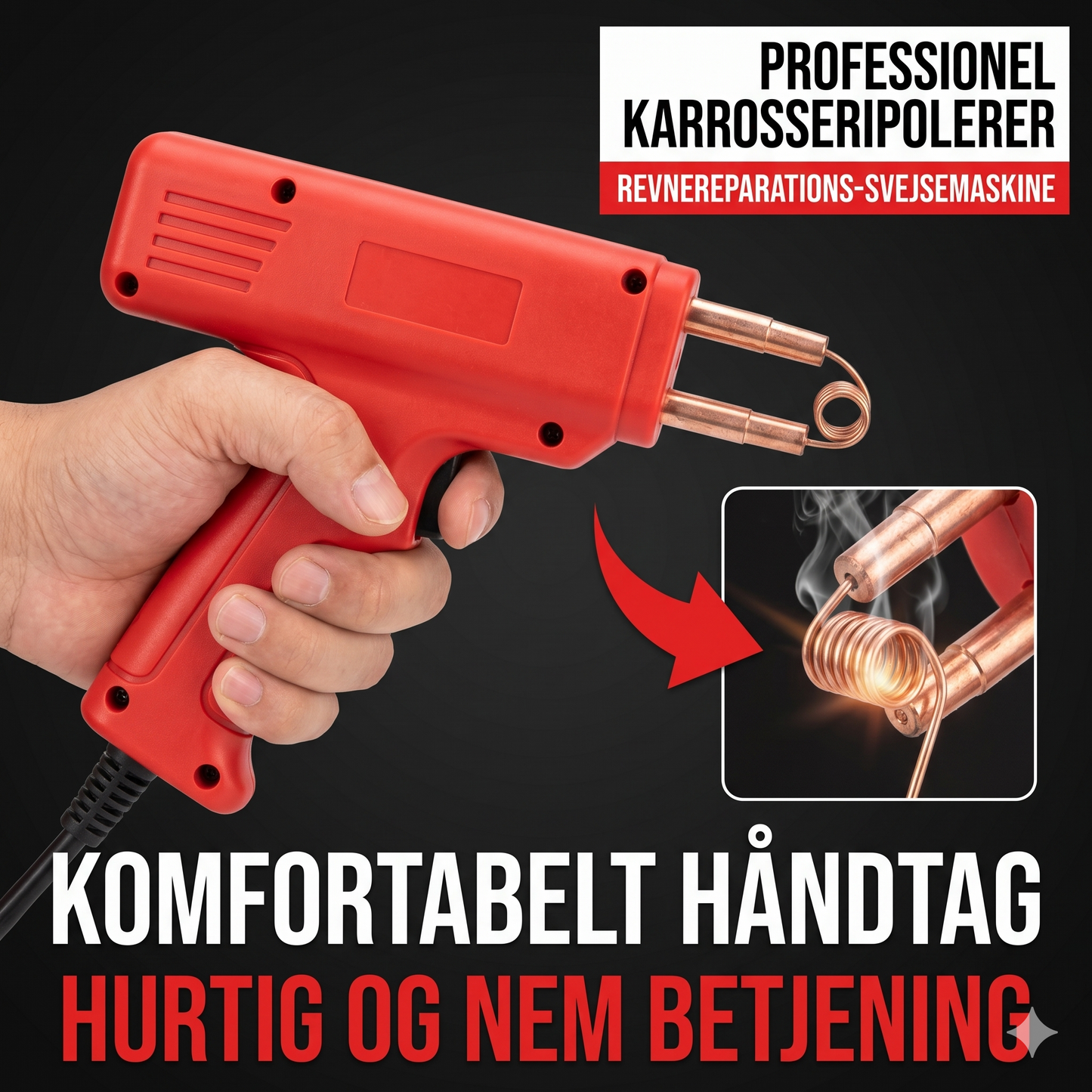 Professionel svejsepistol til reparationer