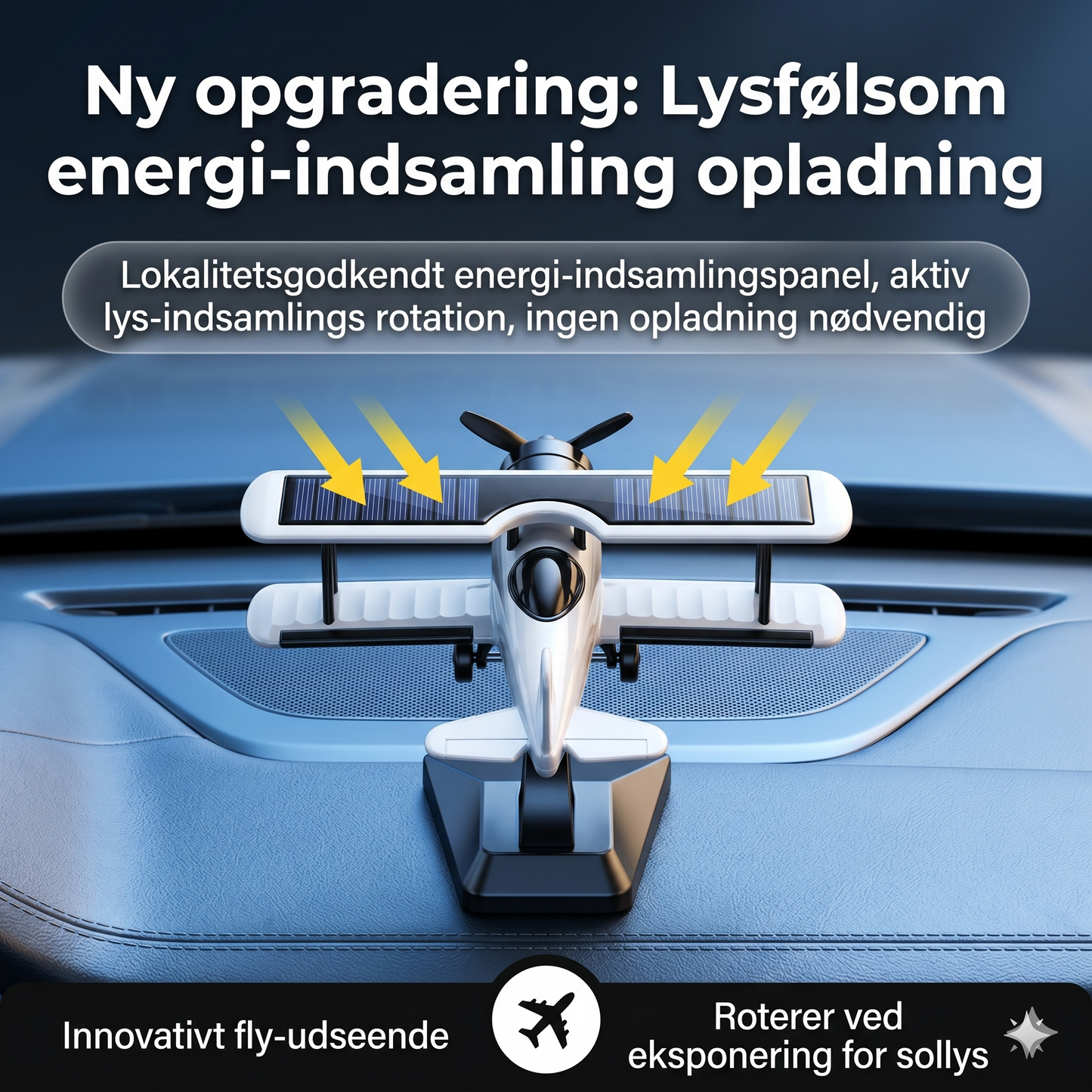 Flymodel til bildekoration med