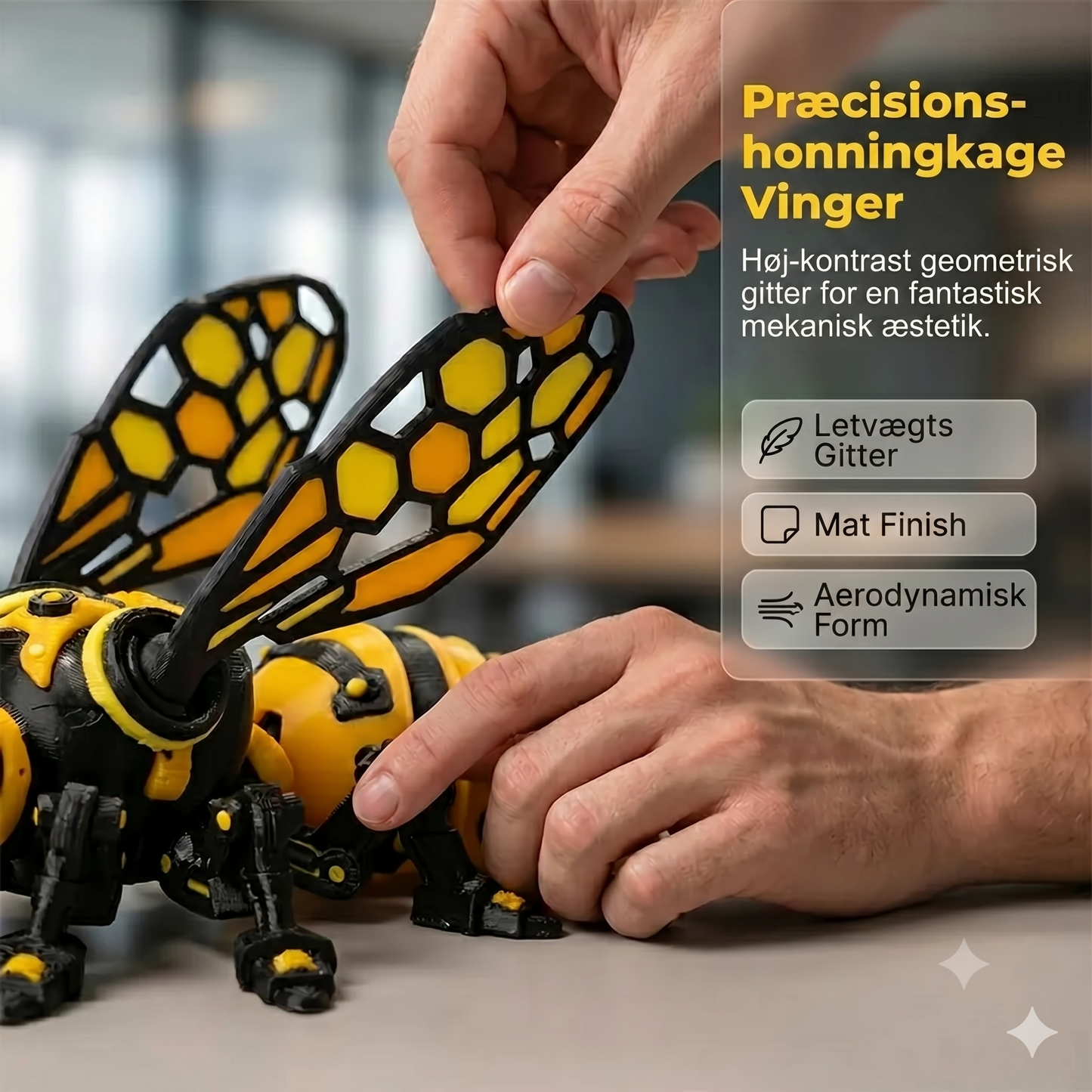 Dette er ikke et insekt, dette er et mecha-monster! Adskillelige led, futuristisk design
