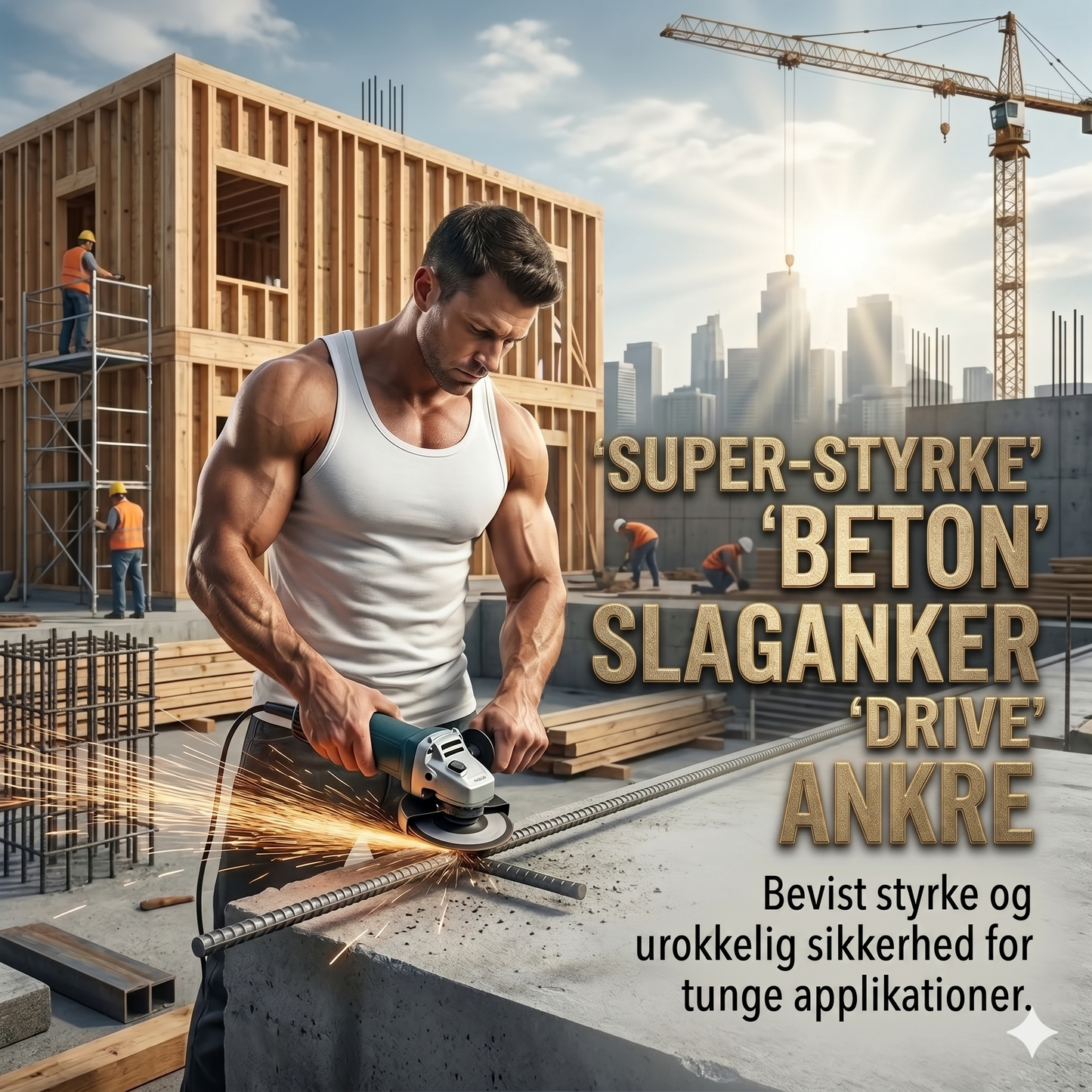 Hammerboreplugs til beton og mursten