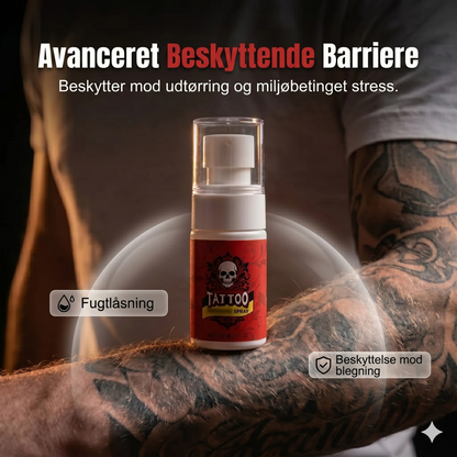 Hydrerende spray til efterbehandling af tatovering