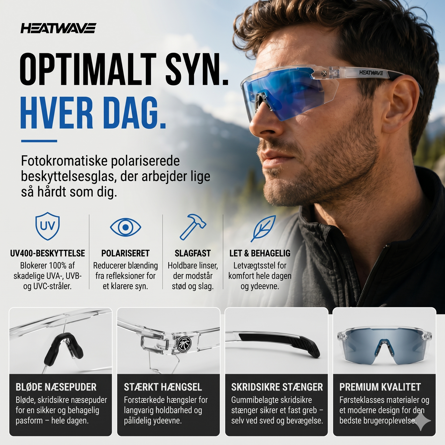 Fotokromiske solbriller – perfekt syn i al slags lys