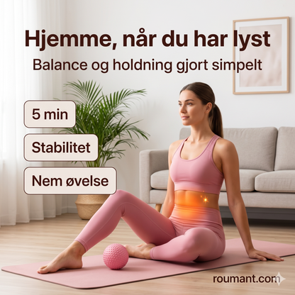 Pilatesbold 15 cm – eksplosionssikker, bikage-antiskrid, bærbar