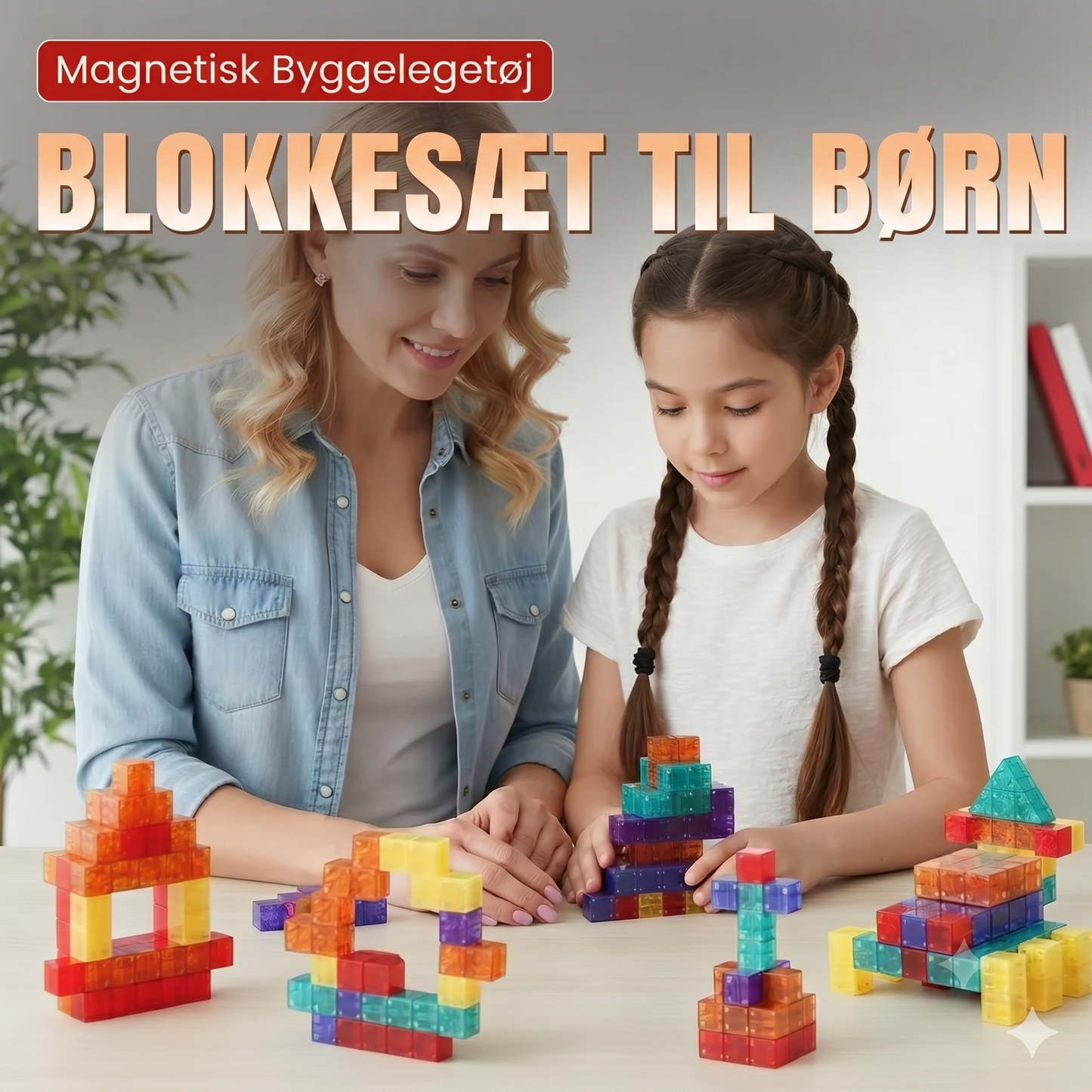 Magnetiske bageklodser til børn | 6-sidet magneter