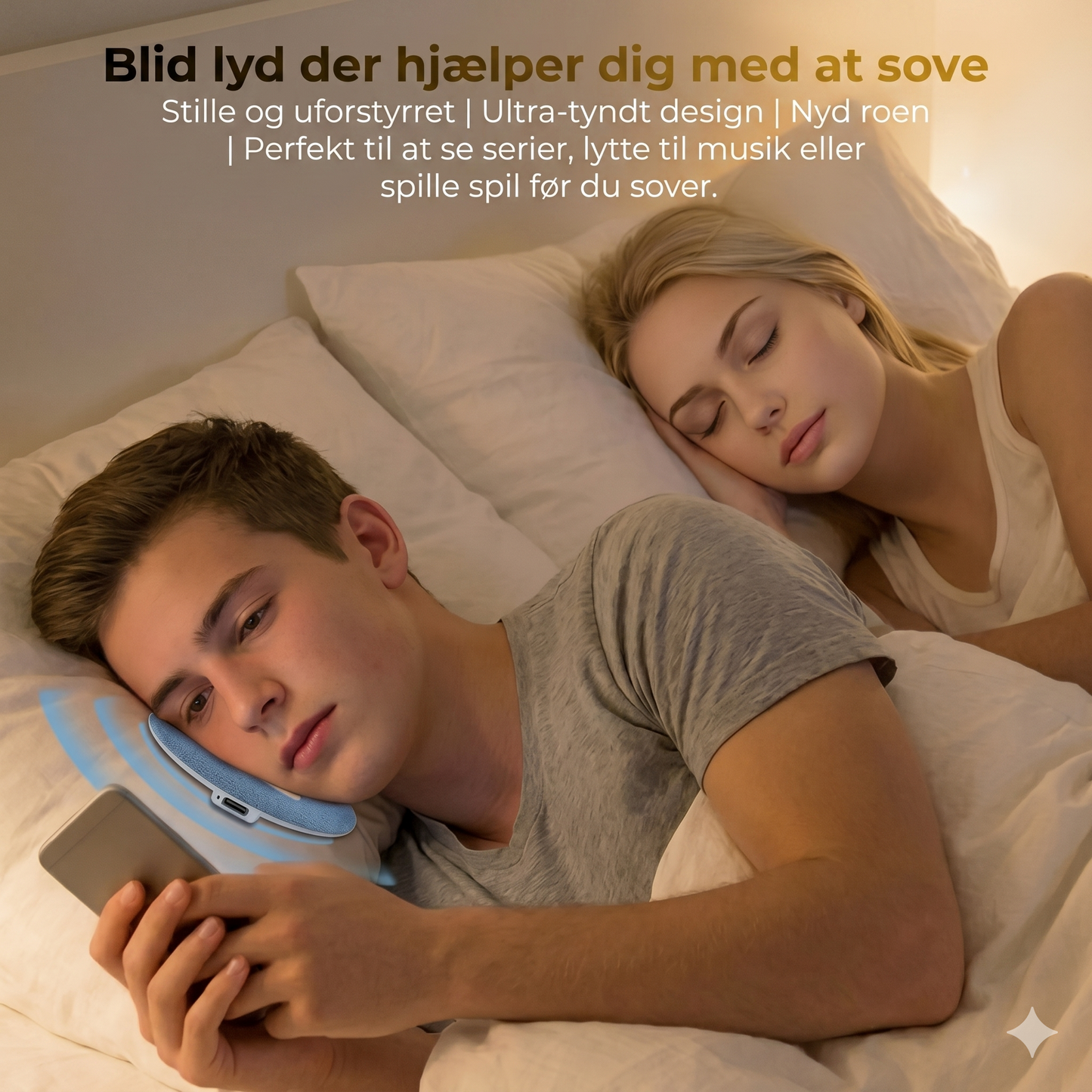 11 mm ultratynd Bluetooth-sovethøjtaler