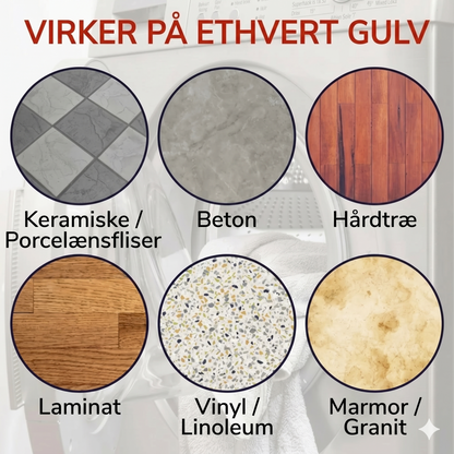 Sæt med 4 puder, der bærer op til 500 kg