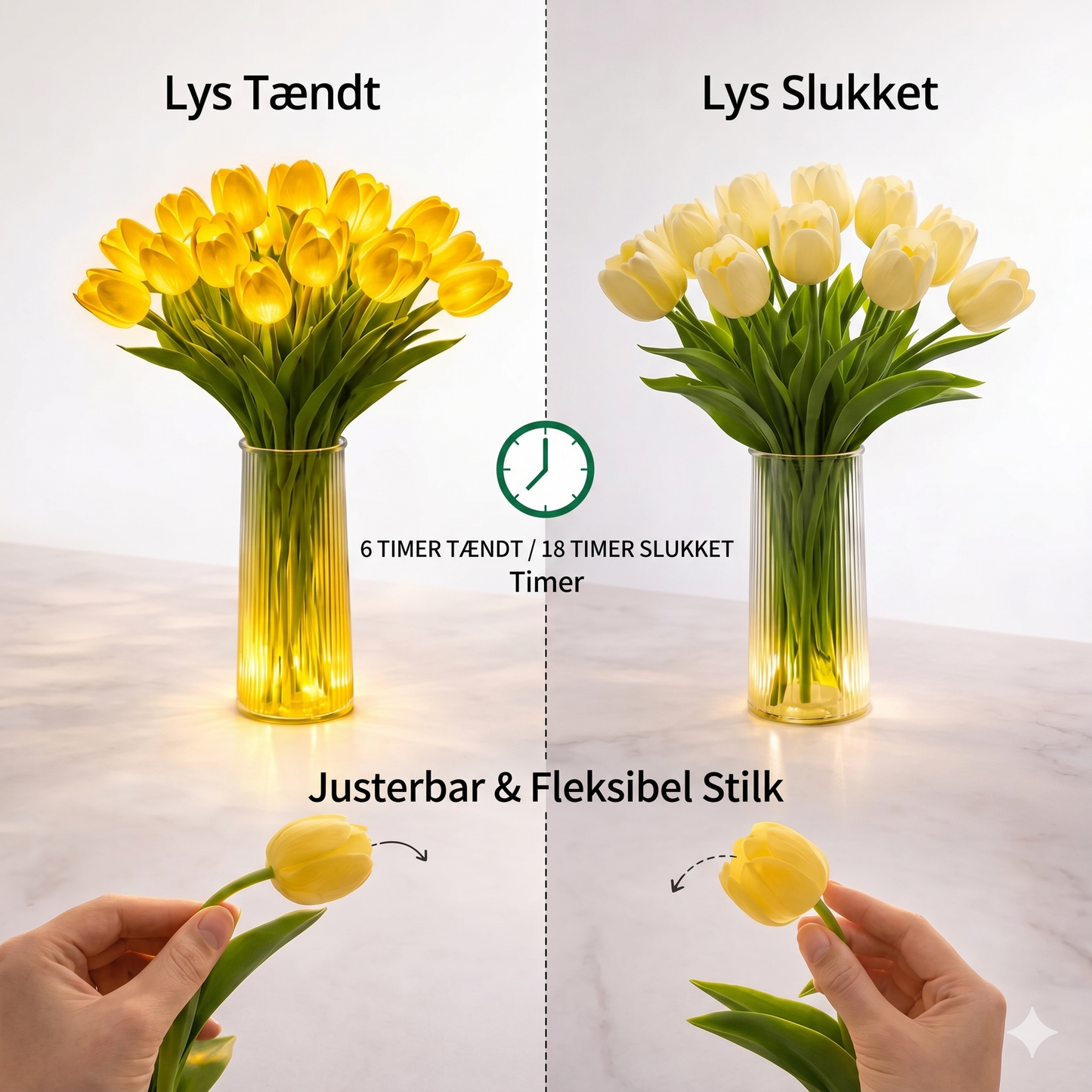 Stemningsfuld tulipanlampe – skab en varm og hyggelig atmosfære