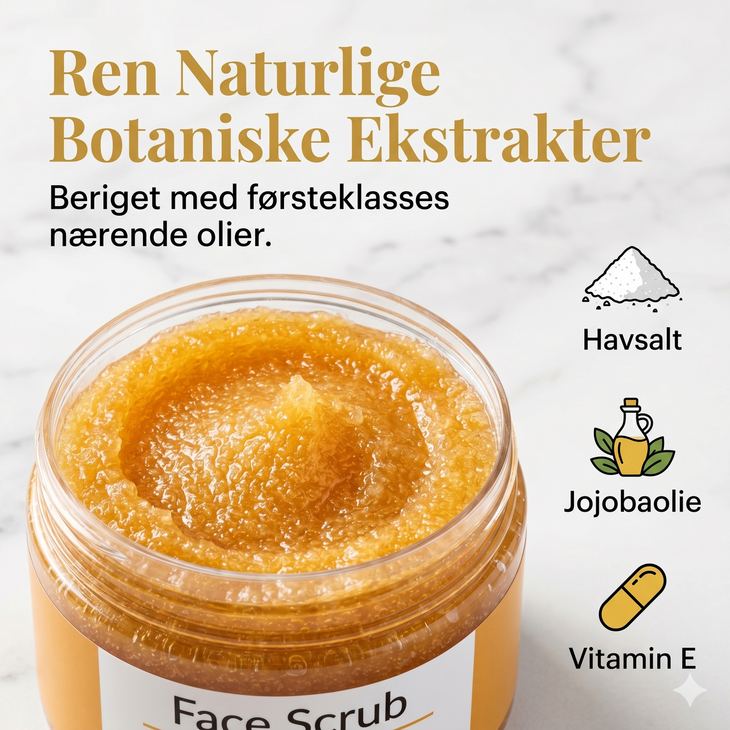 Gurkemeje-bodyscrub stimulerer huden med mild eksfoliering og dyb hydrering