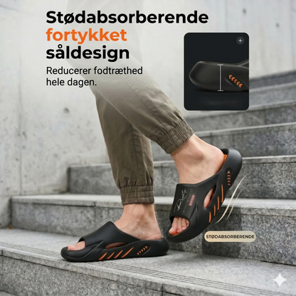 Cloud-sandaler med tyk skridsikker sål til herrer