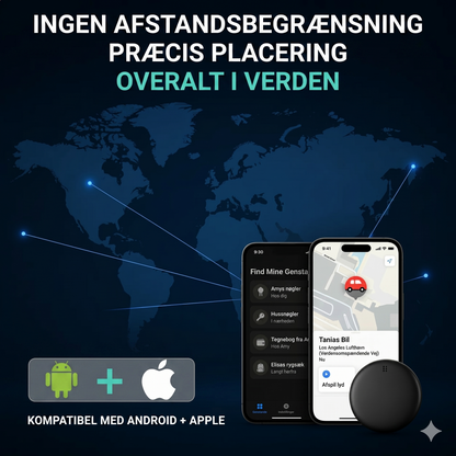 GP90 - Smart GPS-tracker uden abonnement (Android/Apple)
