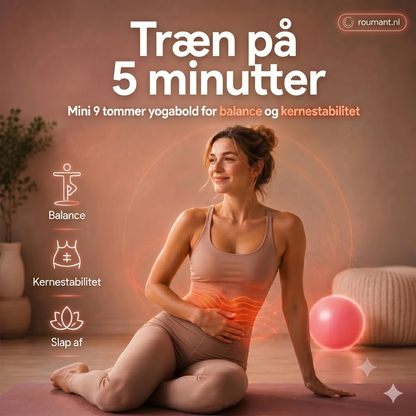 Pilatesbold 15 cm – eksplosionssikker, bikage-antiskrid, bærbar