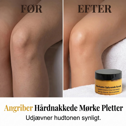 Gurkemeje-bodyscrub stimulerer huden med mild eksfoliering og dyb hydrering