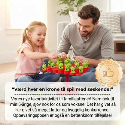 Stablespil, der kombinerer spænding, fokus og hyleri til et perfekt familiespil