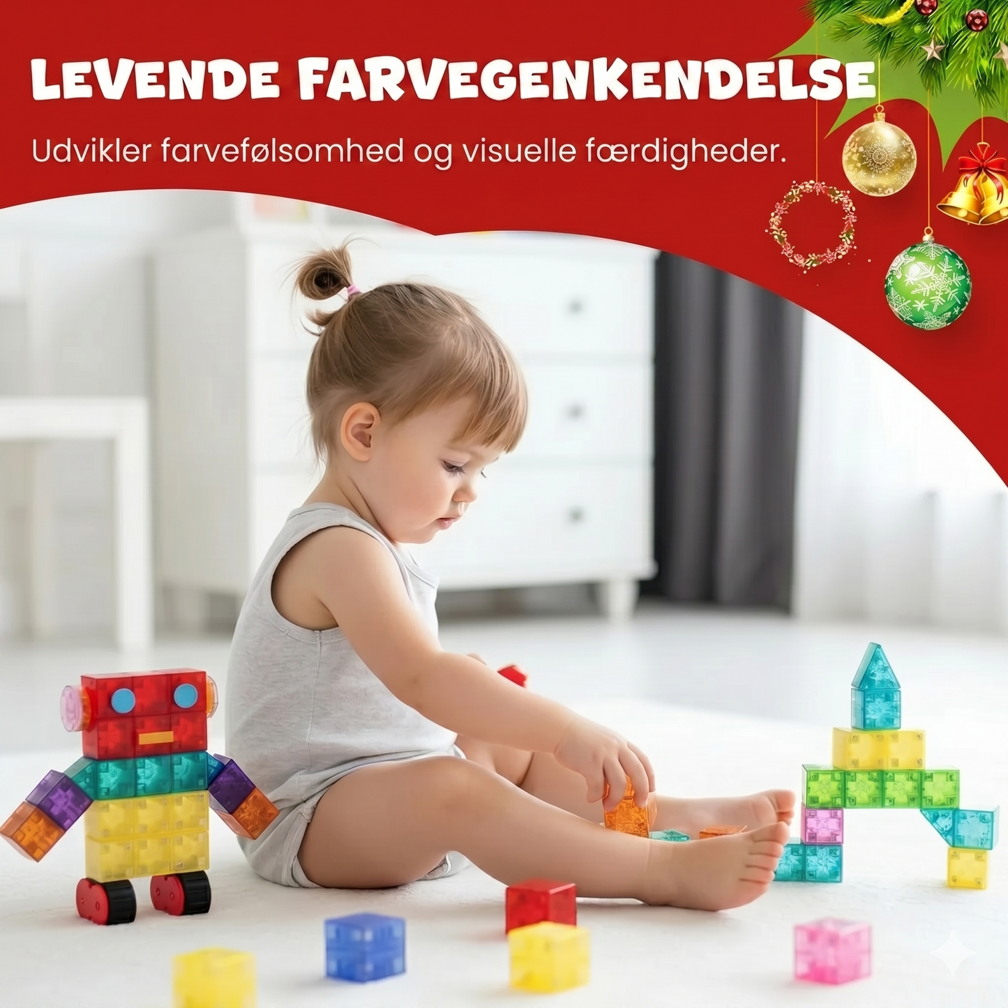 Magnetiske bageklodser til børn | 6-sidet magneter