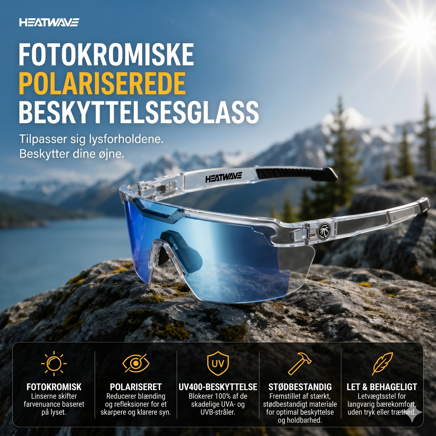 Fotokromiske solbriller – perfekt syn i al slags lys