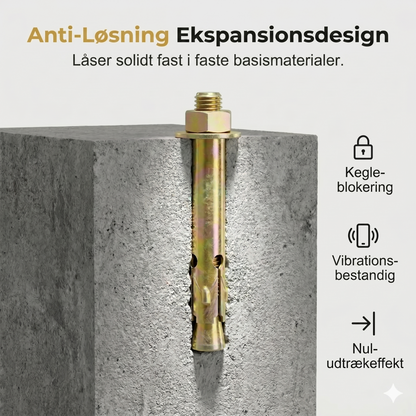 Hammerboreplugs til beton og mursten