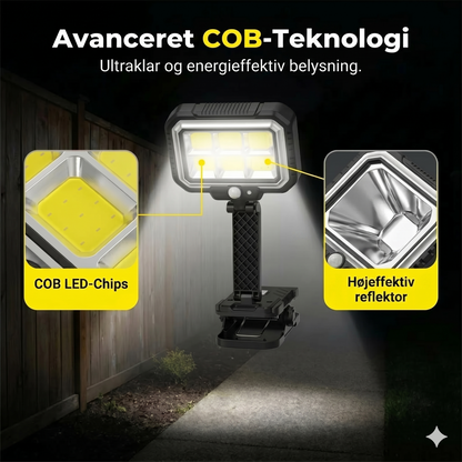 Solcelle udendørslampe – klik den fast, og din have skinner gratis!