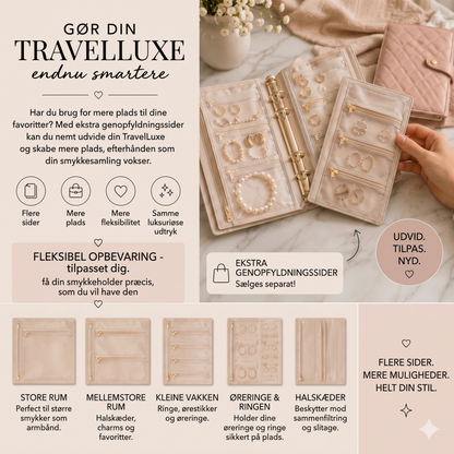 TravelLuxe smykkeskrin – kompakt og altid organiseret