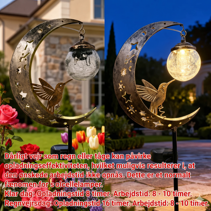 LunaBird solcelle udendørslampe