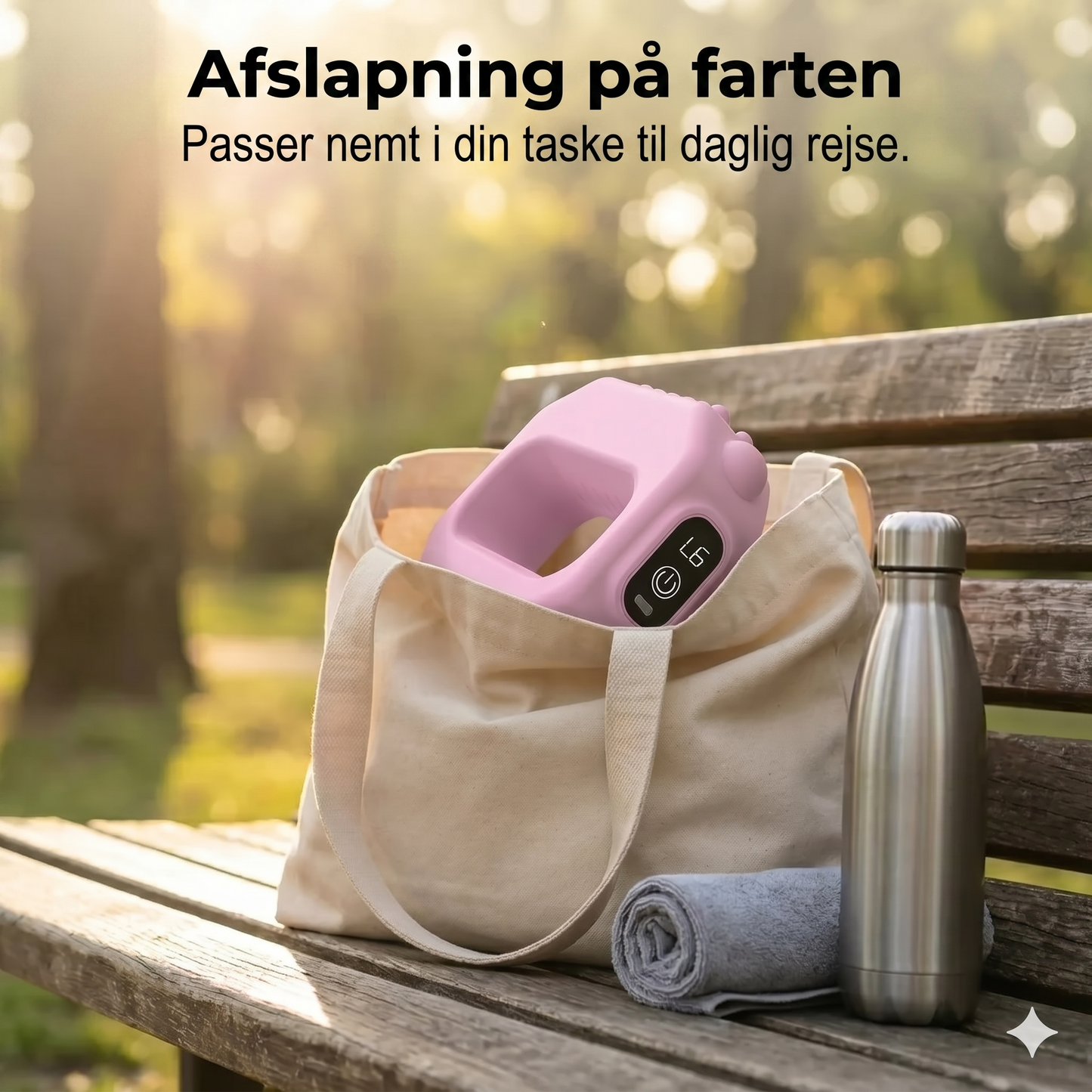 3-i-1 vibrerende fascia-ring massageapparat