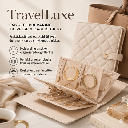 TravelLuxe smykkeskrin – kompakt og altid organiseret