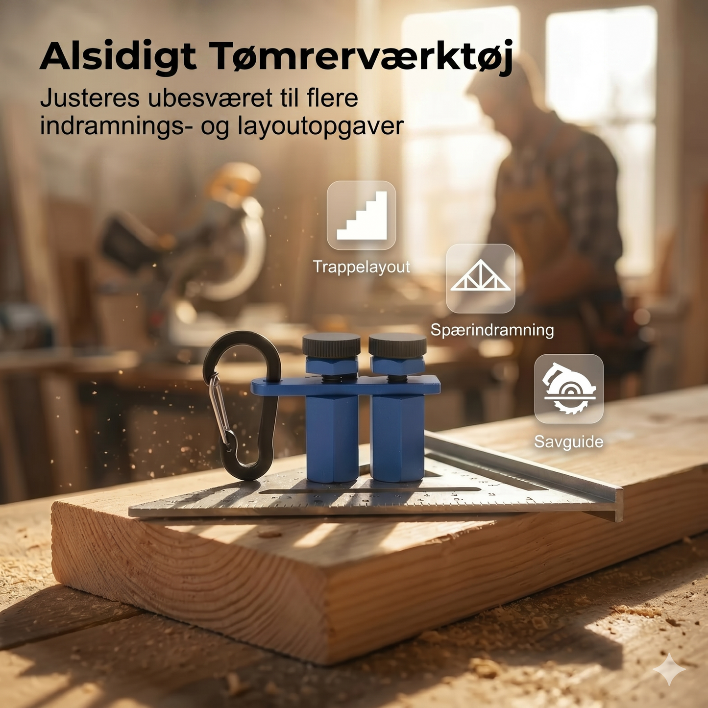 Aluminium trappemåler & vinkelbeslag