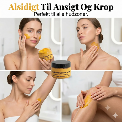 Gurkemeje-bodyscrub stimulerer huden med mild eksfoliering og dyb hydrering