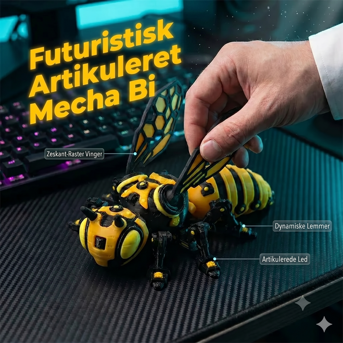 Dette er ikke et insekt, dette er et mecha-monster! Adskillelige led, futuristisk design