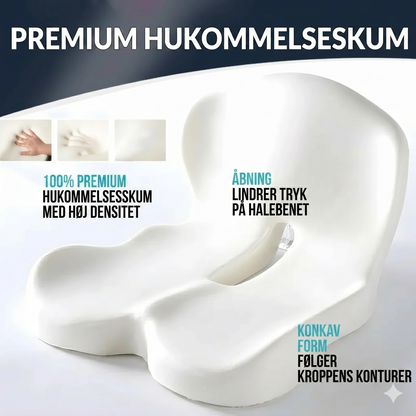 Skridsikker siddepude af memoryskum