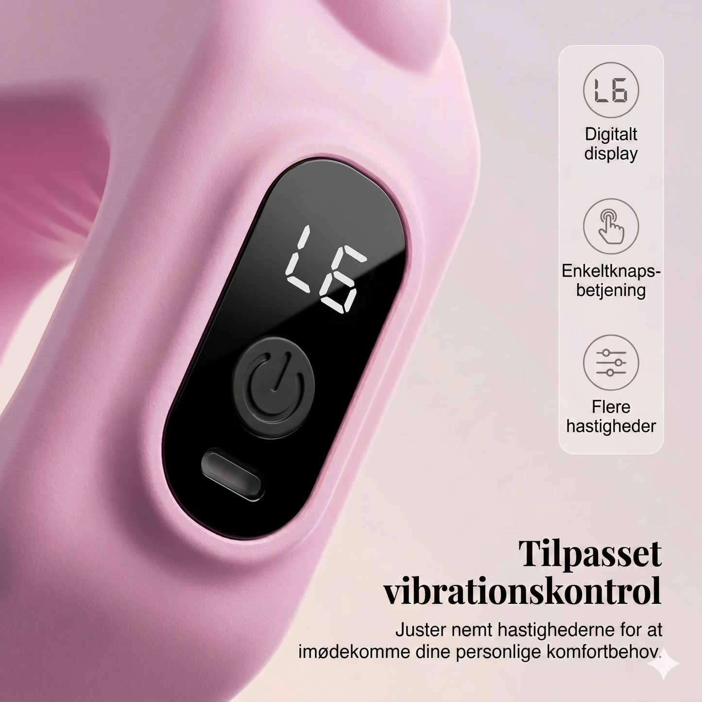 3-i-1 vibrerende fascia-ring massageapparat