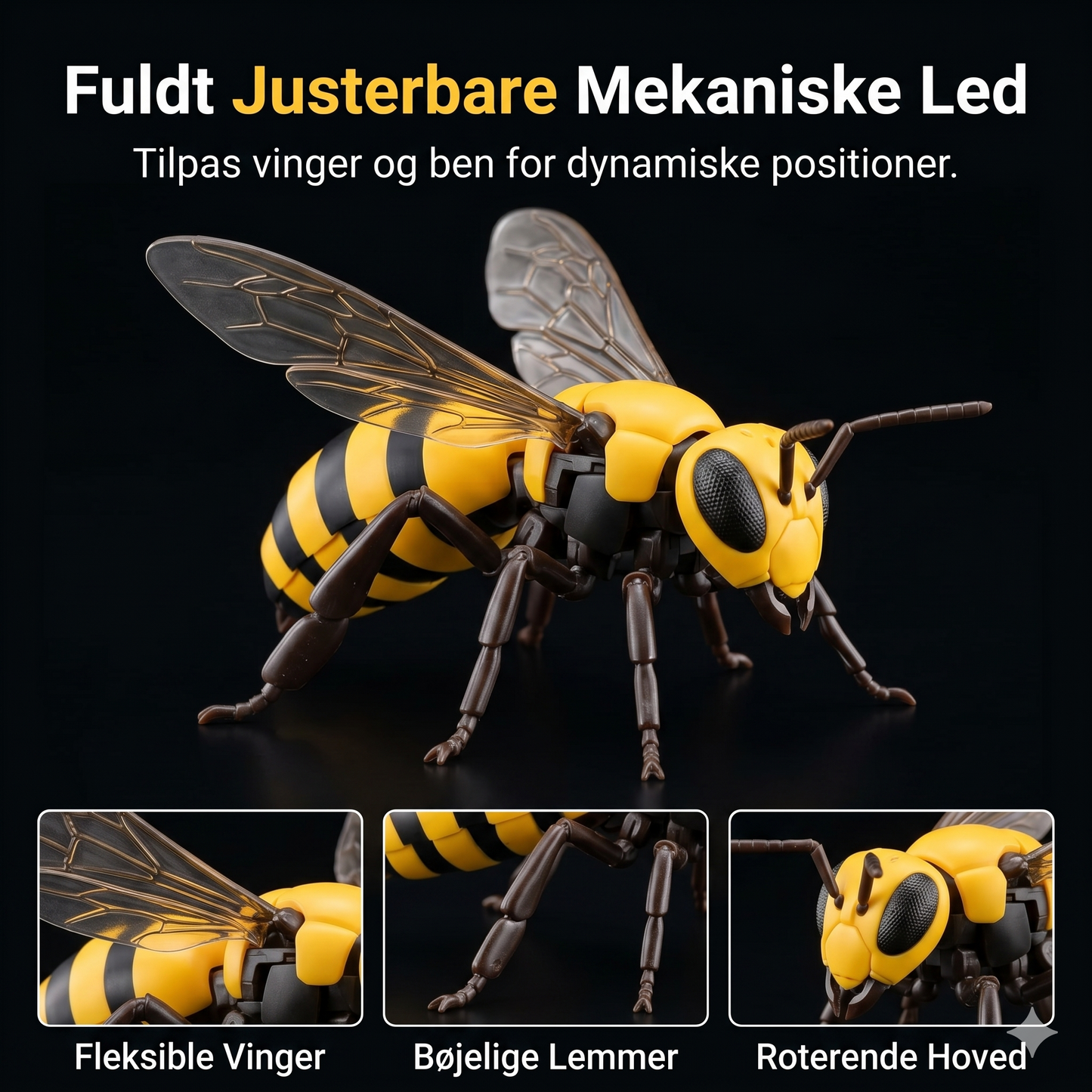 Dette er ikke et insekt, dette er et mecha-monster! Adskillelige led, futuristisk design