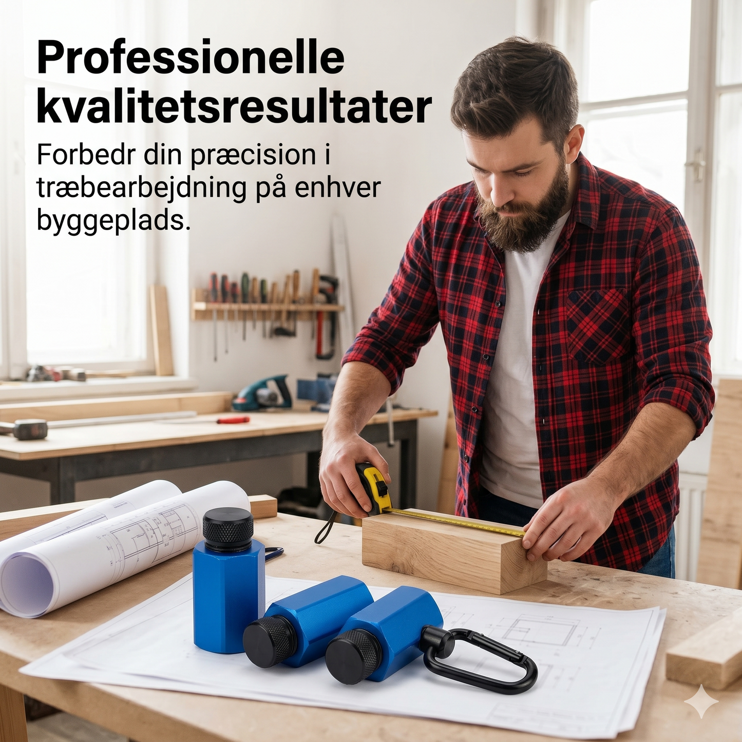 Aluminium trappemåler & vinkelbeslag