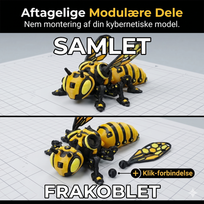 Dette er ikke et insekt, dette er et mecha-monster! Adskillelige led, futuristisk design