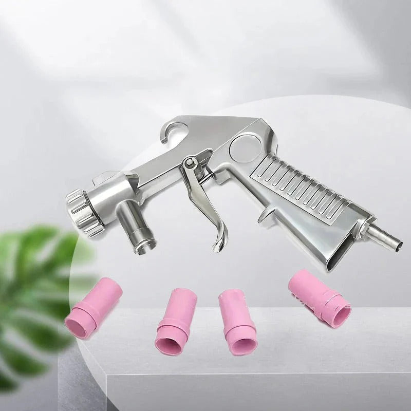 Multifunktionel sandblæsepistol med 4 keramiske dyser