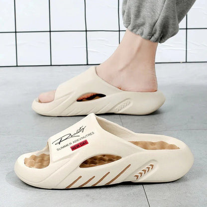 Cloud-sandaler med tyk skridsikker sål til herrer