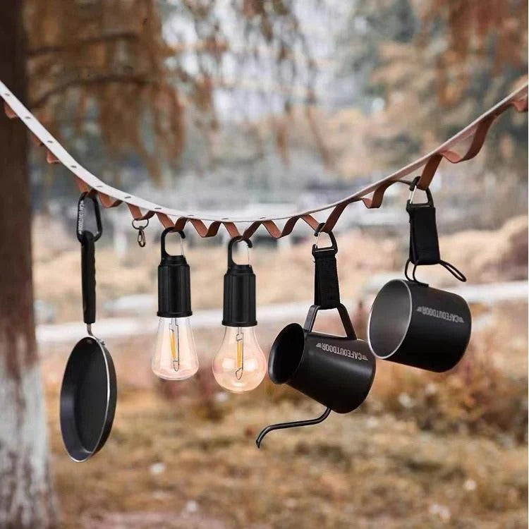 Solcelledrevet teltlys (USB-genopladelig LED-campinglygte)