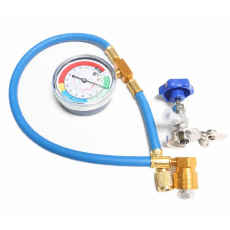 R134a AC-påfyldningsslange med manometer