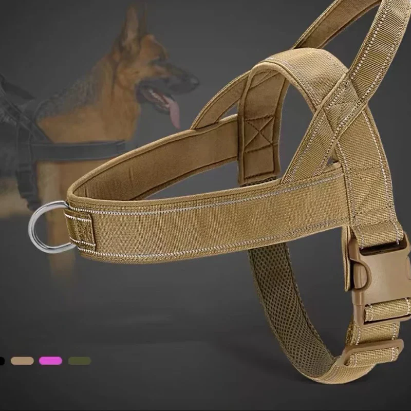 Robust taktisk hundesele med håndtag