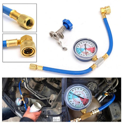 R134a AC-påfyldningsslange med manometer