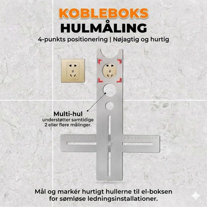 Fuldt vinkeljusterbart boreværktøj